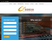 Tablet Screenshot of gogiacap.com